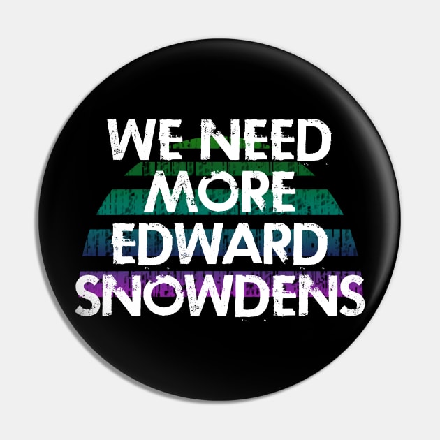 We need more Edward Snowdens. We stand with Snowden. Modern day hero. Violation of human rights. Distressed retro design. Protect privacy. No to mass surveillance Pin by IvyArtistic