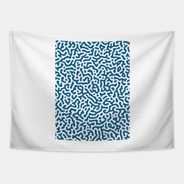 Blue Pattern Tapestry by eyoubree