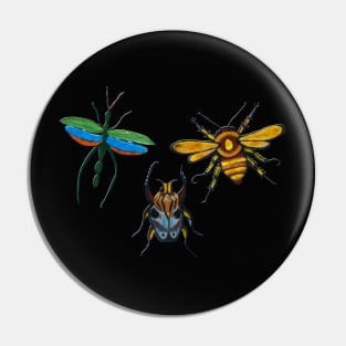 Funny Insects Pin