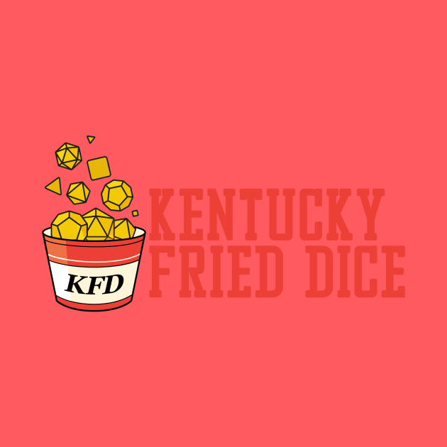 KFD Bucket with Red Text by KYFriedDice