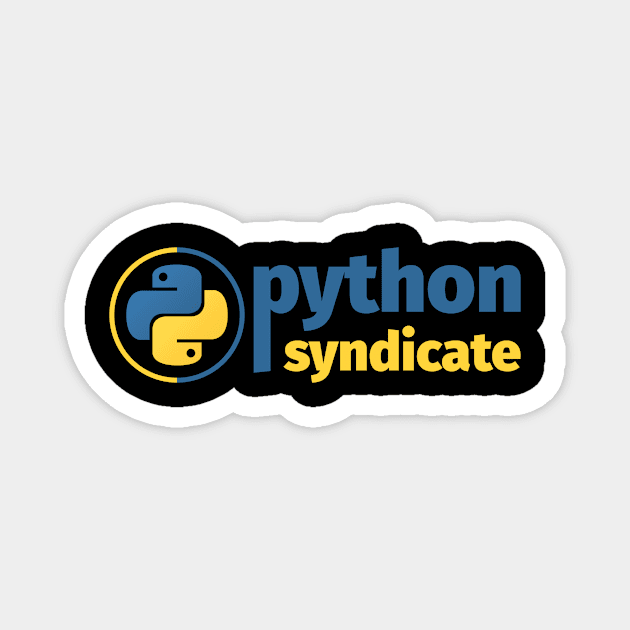Python Syndicate Magnet by Peachy T-Shirts