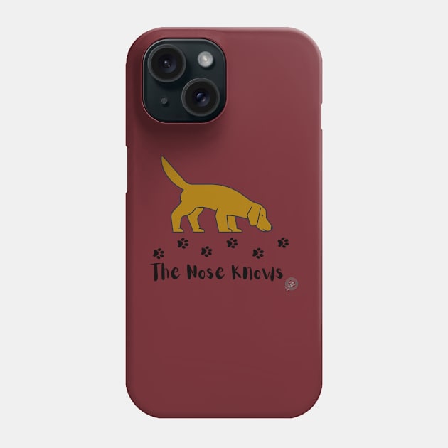 Red - Brown Dog Nose Knows Phone Case by Jumpin' K-9's Store