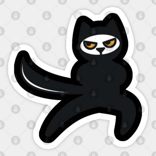 Funny Ninja Cats Catmom Gifts For Cat Lovers Cats Sticker
