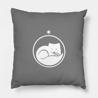 Cute arctic fox sweet naptime for dreamers and fox lovers Pillow