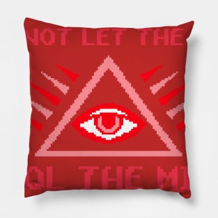 A Super Genius Don't Let the Eye Fool The Mind Pillow