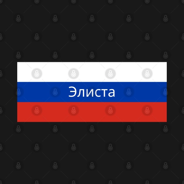 Elista City in Russian Flag by aybe7elf