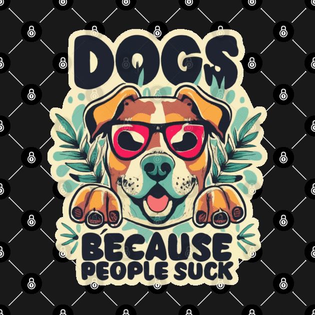 Dogs: Because people suck by ArtfulDesign