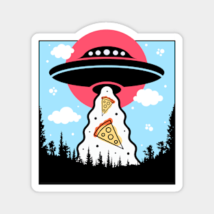 Pizza Abduction Magnet