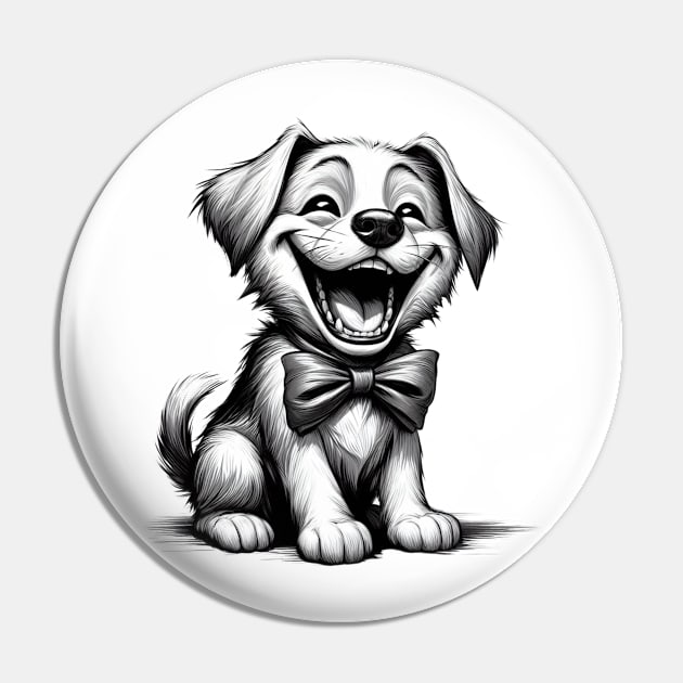 Little Dog laughing Pin by YuYu