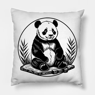 Baby Panda Sitting Pillow