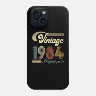 Retro Vintage 1984 40th Birthday Gift Men Women 40 Years Old Phone Case