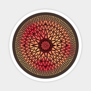 Delightful Mandala Magnet