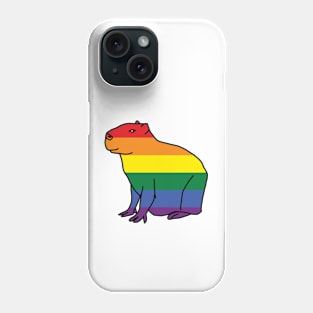 Pride Capybara Phone Case