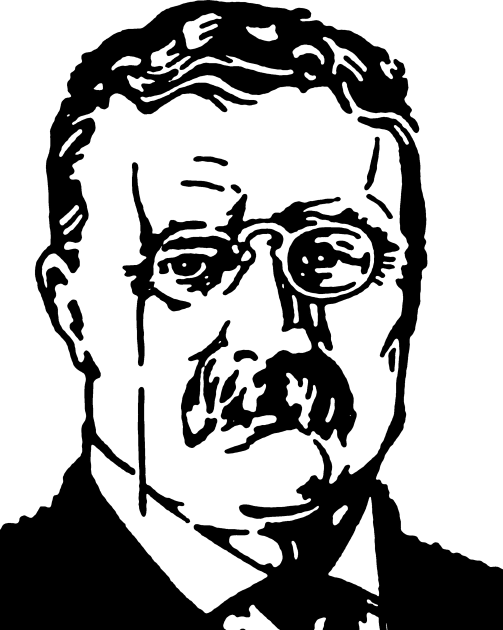 THEODORE ROOSEVELT Kids T-Shirt by truthtopower
