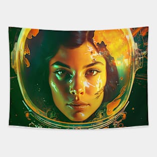 We Are Floating In Space - 39 - Sci-Fi Inspired Retro Artwork Tapestry