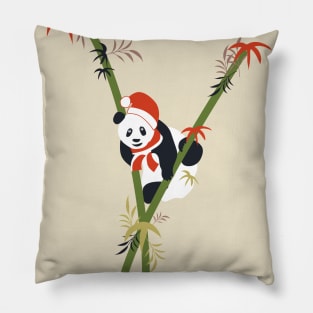 Christmas Panda Pillow