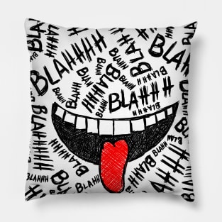 Blahhh Pillow