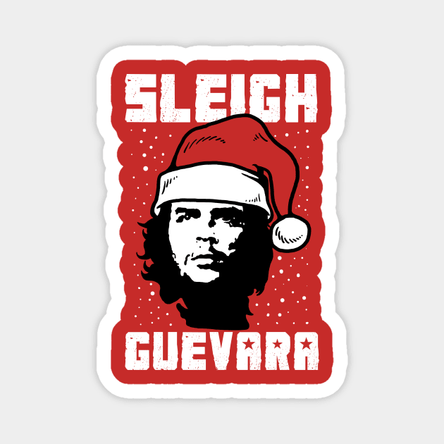 Sleigh Guevara Magnet by dumbshirts