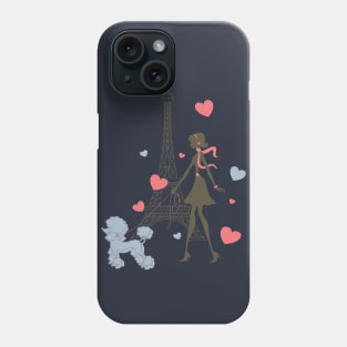 Girl in Paris Phone Case