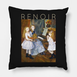 Auguste Renoir - Three girls, violin and piano Pillow