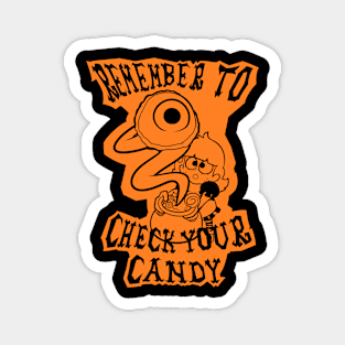 Pumpkin: Check Your Candy, Orange Magnet