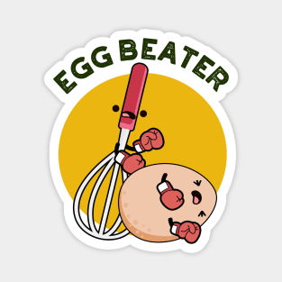 Egg Beater Funny Boxing Pun Magnet