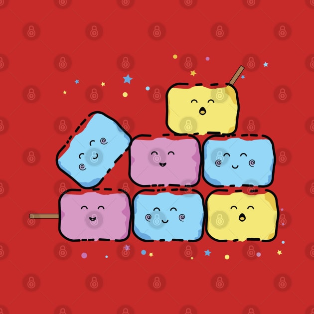 cute marshmallow by dodolanlaku