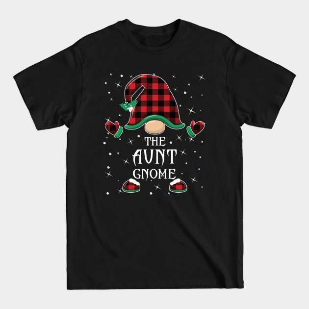 Discover The Aunt Gnome Matching Family Christmas Pajama - Aunt Christmas - T-Shirt