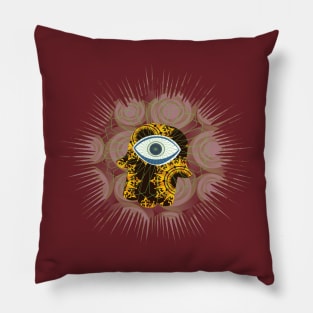 hamsa expel the evil eye Pillow