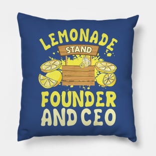 Lemonade Stand Founder And Ceo 1 Pillow