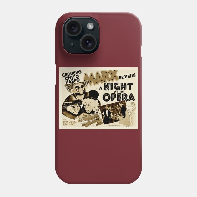 A Night At The Opera (Sepia) Phone Case by Vandalay Industries