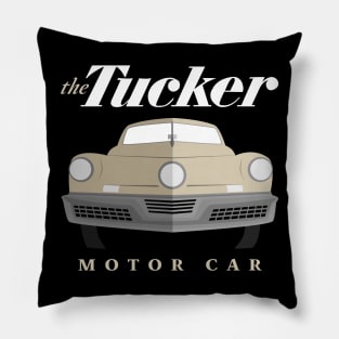 1948 Tucker Car Preston Tucker Beige Pillow