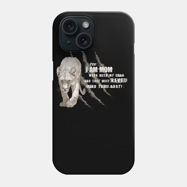 Don't Mess With Mom Phone Case by jamesart