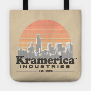 Kramerica Industries / Faded (Black) 90s Style Logo Original Design Tote