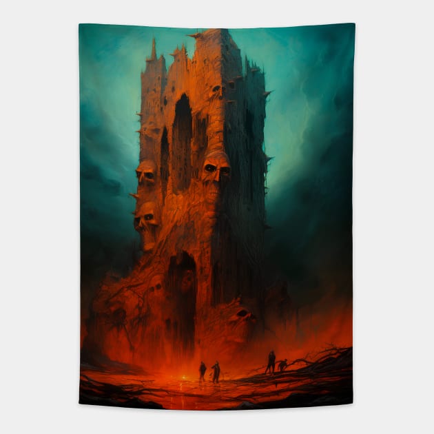 The dark tower Tapestry by artmysterious