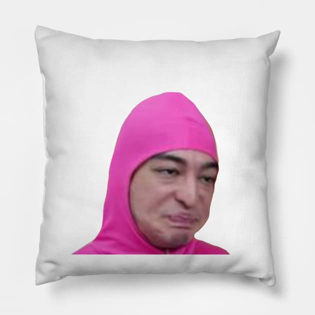 Pink Guy Pillow by CatGirl101