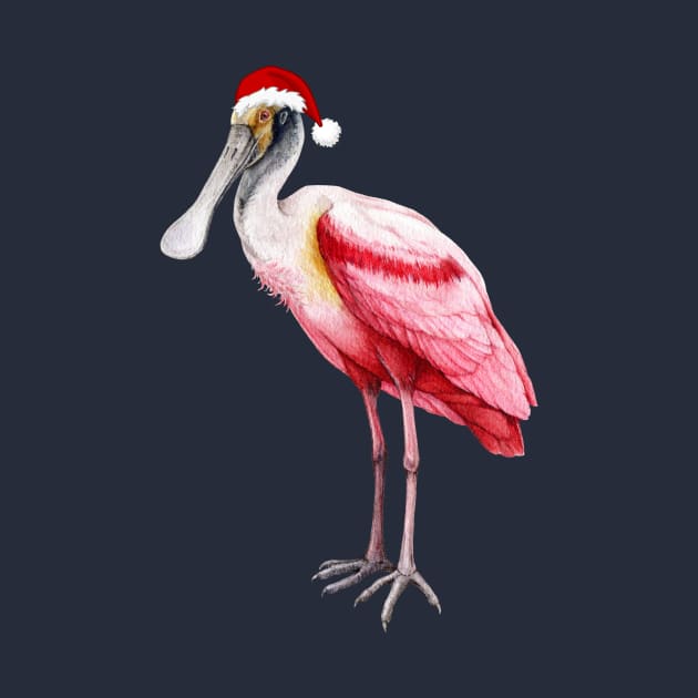 Christmas Spoonbill by NatureDzines