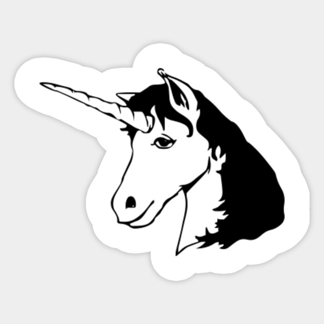 Limited Edition Exclusive Unicorn Head Silhouette Unicorn Head