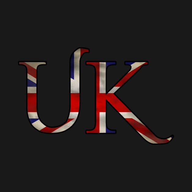 United Kingdom Great Britain Flag UK by Monstershirts