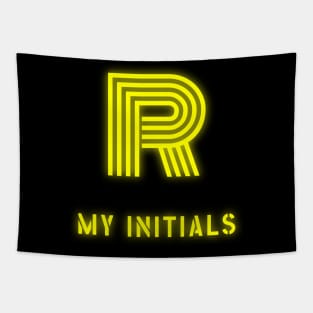 Letter R Letter Art Tapestry