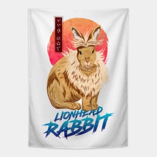 Lionhead Rabbit - White Tapestry