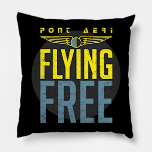 flying free pont aeri Pillow