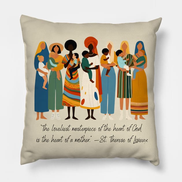 Happy Mother’s Day Pillow by ViaSabo
