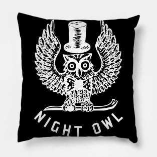 Night Owl - Wildlife-Sleep Is For The Weak - Hussle Pillow