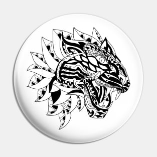 the wild tiger in ecopop flames Pin