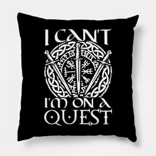 I'm on a side quest - larper Pillow