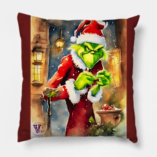 Grinch Scrooge Pillow