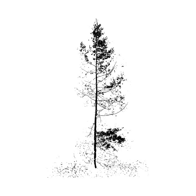 abstract autumn aspen - Trees - Phone Case