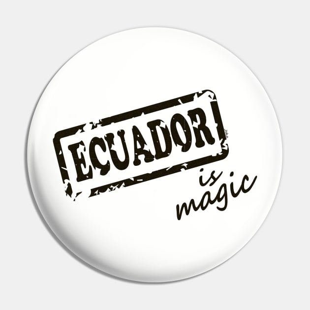 Ecuador is Magic Pin by leeloolook