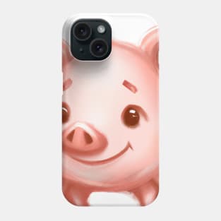 Cute Pig Drawing Phone Case